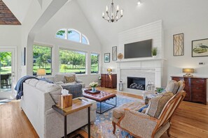 Front of property - Chic Sky Valley Resort Home on Golf Course! (Dillard)