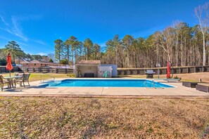 Outdoor pool - Pet-friendly Atlanta Area Home w/ Private Pool! (Hiram)