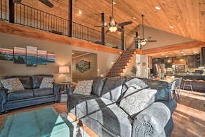House (4 Bedrooms) | Interior - Riverfront Tallulah Falls Cabin w/ Hot Tub! (Lakemont)