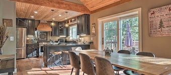 塔盧拉瀑布河畔小屋，附熱水浴池！