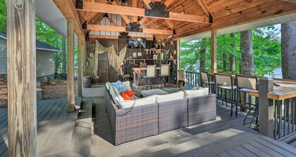 Lakefront Home w/ Entertainment Space & Dock!