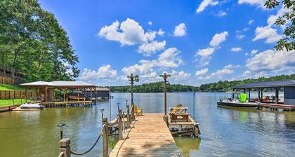 Lakefront Eatonton Getaway w/ Dock & Grill!