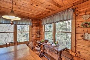 House (3 Bedrooms) | Interior - High Country Cabin w/ Fire Pit & Hot Tub! (Mineral Bluff)