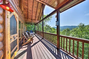 House (2 Bedrooms) | Front of property - Secluded Blue Ridge Cabin: Walk to Trails! (Blue Ridge)