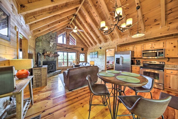 House (2 Bedrooms) | Interior - Secluded Blue Ridge Cabin: Walk to Trails! (Blue Ridge)