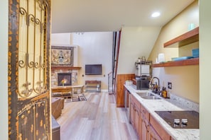 Interior - Studio w/ Fireplace: Walk to Downtown Cedar City! (Cedar City)
