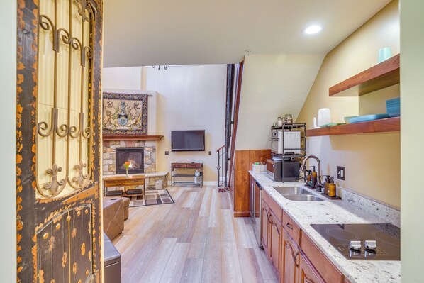 Interior - Studio w/ Fireplace: Walk to Downtown Cedar City! (Cedar City)