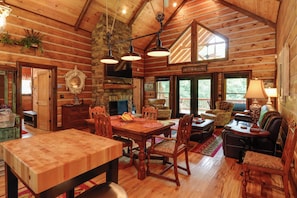 House (3 Bedrooms) | Interior - Spacious Blue Ridge Cabin w/ Private Hot Tub! (Blue Ridge)