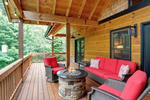 House (3 Bedrooms) | Front of property - Spacious Blue Ridge Cabin w/ Private Hot Tub! (Blue Ridge)