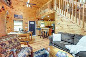 House (1 Bedroom) | Interior - Blue Ridge Cabin Rental w/ Deck & Screened Porch! (Blue Ridge)