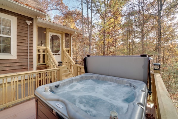 House (2 Bedrooms) | Front of property - Enchanted Forest Cottage w/ Hot Tub! (Hiawassee)