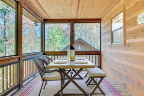 House (3 Bedrooms) | Interior - Hot Tub & Game Room: Blue Ridge Getaway (Blue Ridge)