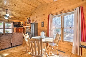 House (2 Bedrooms) | Interior - 'serenity Cabin' w/ Furnished Deck (Mineral Bluff)