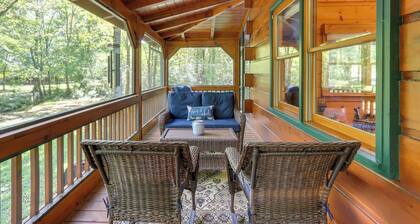 Blue Ridge Cabin Rental w/ Hot Tub & Creek Access!