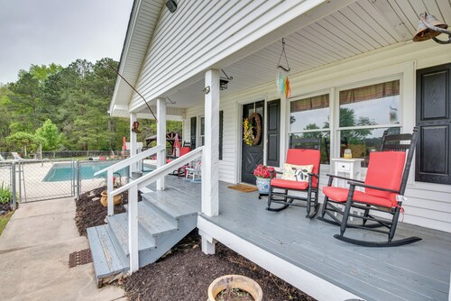 Buckhead Cabin w/ Fireplaces & Private Pool!