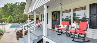 Buckhead Cabin w/ Fireplaces & Private Pool!