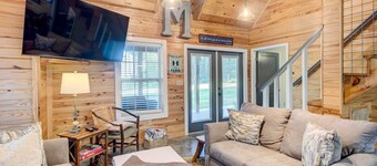 乔治亚农舍:湖泊通道,私人海滩