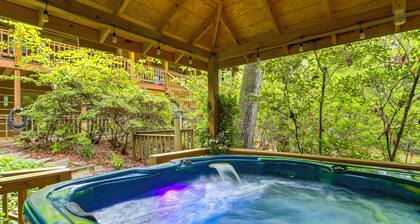 'drifting Feather' Mountain Cabin: Waterfront Deck