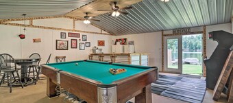 Lakeside Living: Sparta Retreat w/ Game Room!