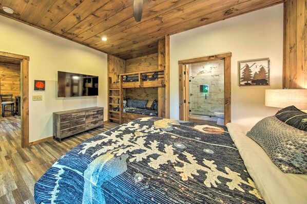 Interior - Riverside Mtn Retreat w/ Hot Tub & Game Room! (Blue Ridge)