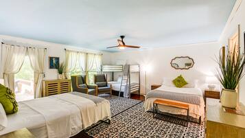 3 chambres, draps fournis