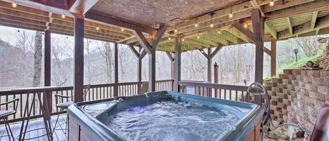 Idromassaggio all'aperto