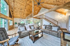 House (5 Bedrooms) | Interior - Huge Blairsville Cabin: Game Room + Mtn View! (Blairsville)