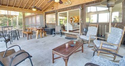 Waterfront Baisden's Bluff Home w/ Dock & Views!