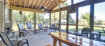 Dock & Views! Waterfront Baisden's Bluff Home