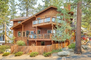 House (4 Bedrooms) | Front of property - Deck & Beach Access: Lake Tahoe Shoreside Retreat! (Zephyr Cove)
