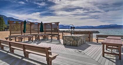 Deck & Beach Access: Lake Tahoe Shoreside Retreat!