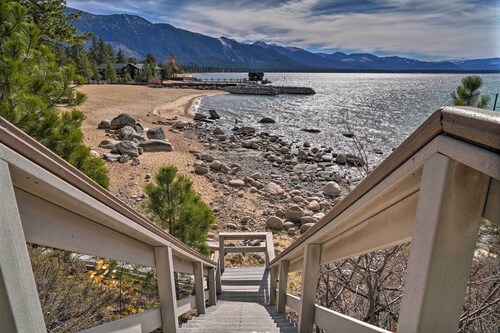 Deck & Beach Access: Lake Tahoe Shoreside Retreat!