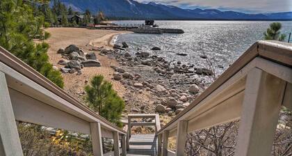 Deck & Beach Access: Lake Tahoe Shoreside Retreat!