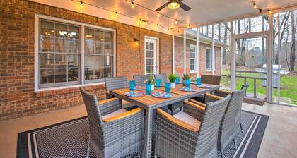 Ranch Home w/ Front Porch on Etowah River!