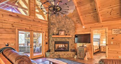 Private Cabin w/ Furnished Porch on < 3 Acres!