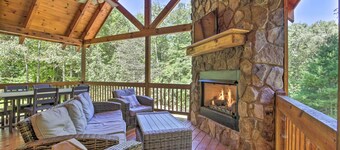 Private Cabin w/ Furnished Porch on < 3 Acres!