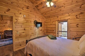 Interior - Private Cabin w/ Furnished Porch on < 3 Acres! (Mineral Bluff)