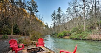 Riverside Ellijay Cabin w/ Hot Tub & Game Room