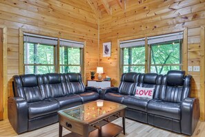 House (3 Bedrooms) | Interior - Riverfront Ellijay Cabin w/ Deck + Pool Access! (Ellijay)