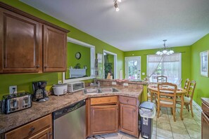 Private kitchen - Spacious Acworth Home w/ Deck ~ 1 Mi to Lake (Acworth)