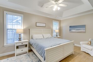 House (3 Bedrooms) | 3 bedrooms, laptop workspace, bed sheets - St Simons Island Vacation Rental: 5 Mi to Beach! (St. Simons Island)