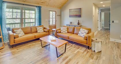 Modern Ellijay Cabin Rental w/ Outdoor Fireplace