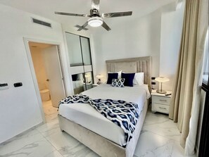 2 bedrooms, iron/ironing board, travel crib, WiFi