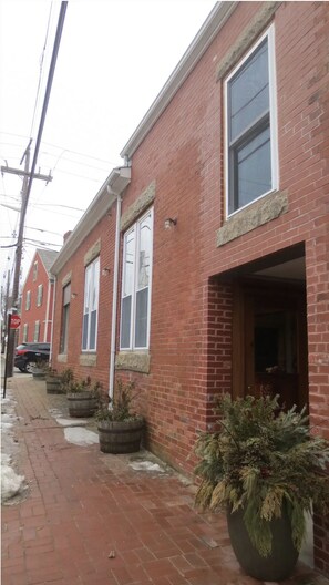 Exterior detail -  Historic Waterfront District., for lovers of art, restaurants, unique shops, 

 (Warren)