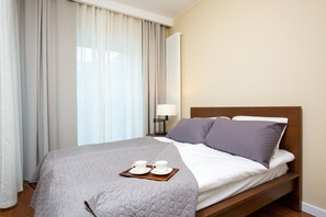 Leilighet, 1 soverom, 2 bad | 1 soverom og sengetøy