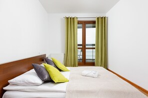 Leilighet, 1 soverom, balkong | 1 soverom, wi-fi (inkludert) og sengetøy