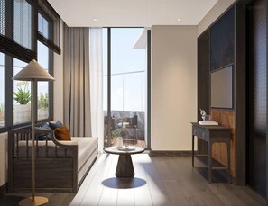 Pemandangan dari properti