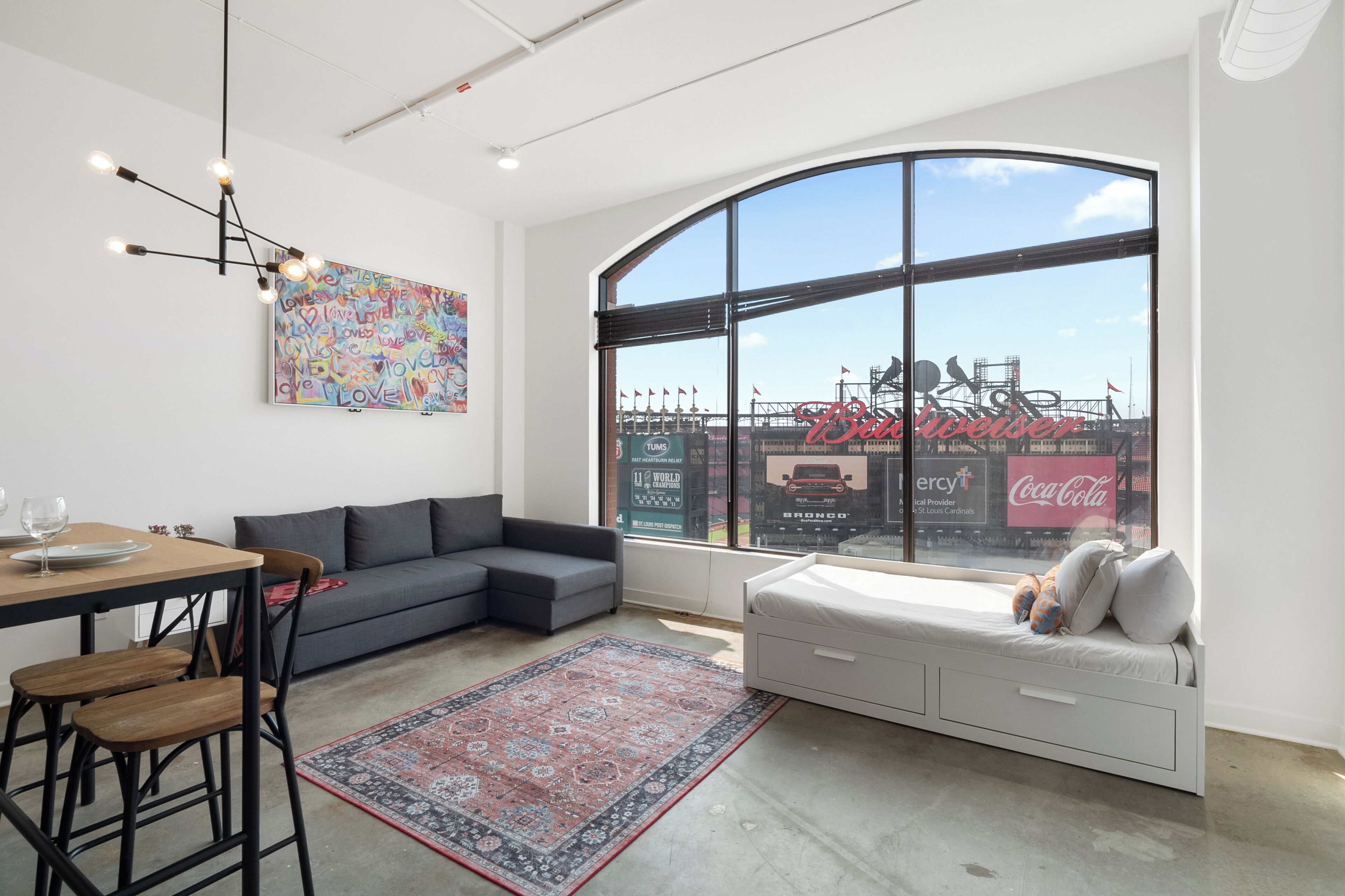 Panoramic Apartment | Living area | Flat-screen TV