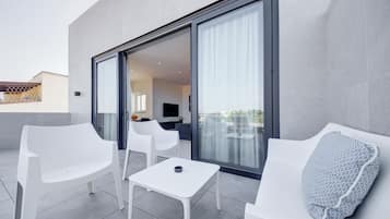 Panoramic Penthouse, Hot Tub, Sea View | Terrace/patio