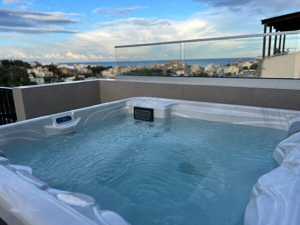 Panoramic Penthouse, Hot Tub, Sea View | View from room